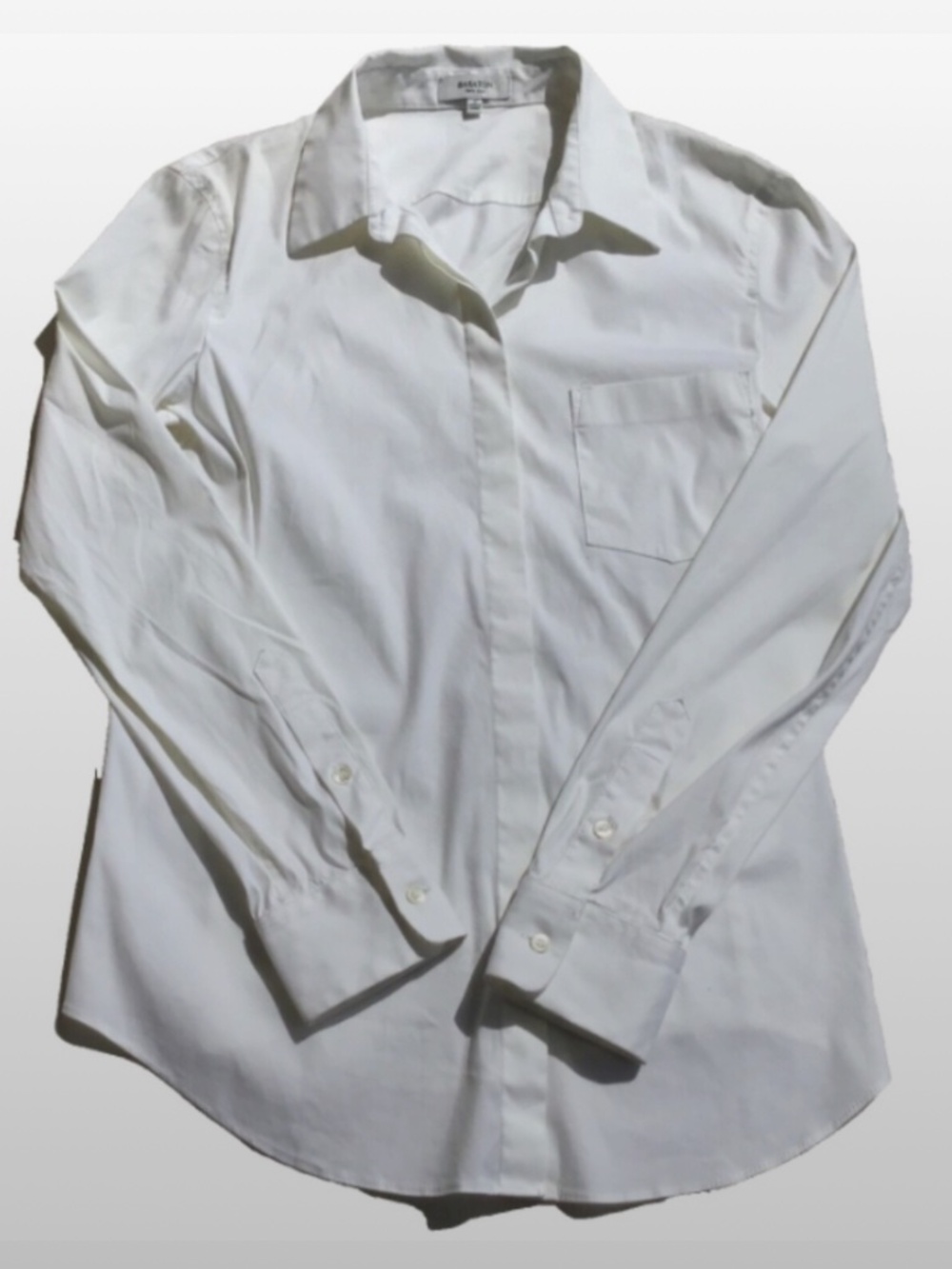Aritzia Babaton 100% Silk White Button Down Shirt